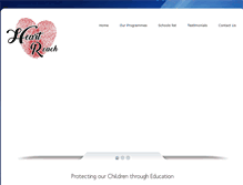 Tablet Screenshot of heartreach.co.za